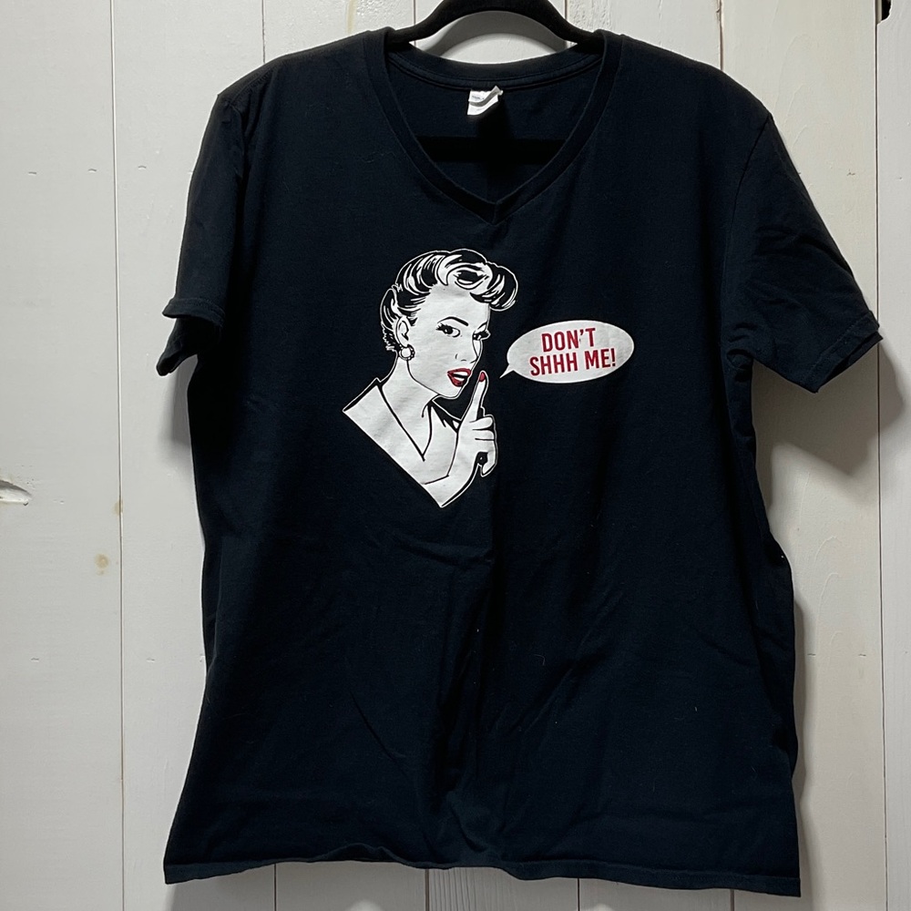 Women’s cotton T-Shirt with a message